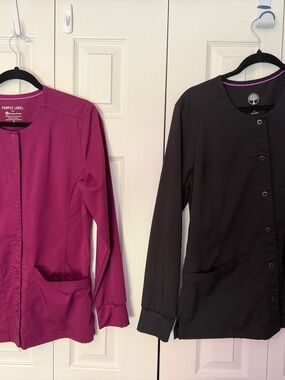 Women's Button-Front Jacket - Magenta